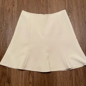 Ann Taylor Cream Skirt